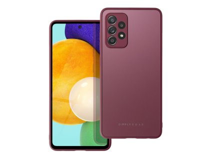 649026 pouzdro roar matte glass case samsung galaxy a52 5g a52 lte 4g a52s 5g bordo