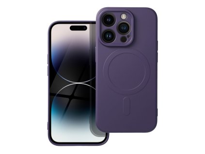 FuteraSILICONEMAGCOVERkompatybilnyzMagSafedoIPHONE14Prociemnyfioletowy1