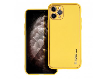 633432 pouzdro forcell leather case apple iphone 11 pro 5 8 zlute