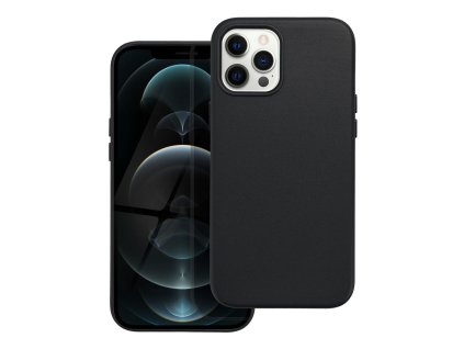 654456 11 pouzdro leather mag cover apple iphone 12 pro max cerne