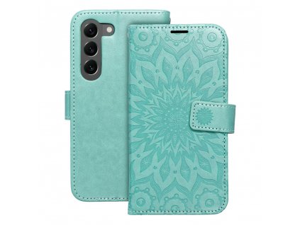 650124 9 pouzdro forcell mezzo book samsung galaxy s23 plus mandala zelene