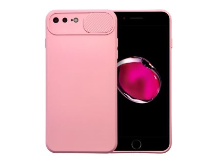 655233 15 pouzdro slide case apple iphone 7 plus 8 plus svetle ruzove