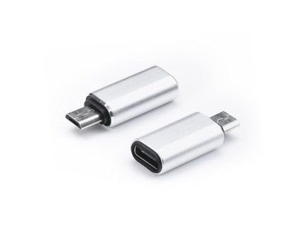 AdapterTypCeskidoMicroUSBmskisrebrny1