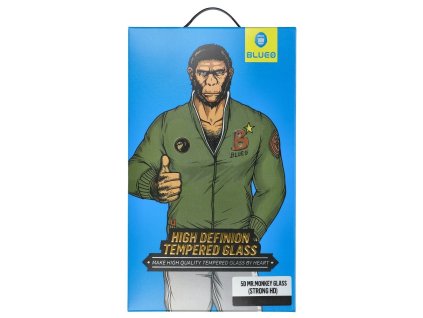 SzkoHartowane5DMrMonkeyGlass-AppleiPhone11czarnyStrongHD1