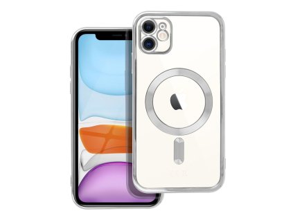 FuteraELECTROMAGCOVERkompatybilnyzMagSafedoIPHONE11srebrny1