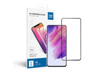 SzkohartowanedoSamsungGalaxyS21FEfullglue-casefriendlyBlueStar5Dczarne1