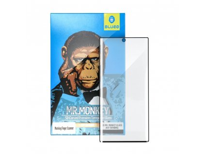 637764 tvrzene sklo 5d mr monkey glass samsung galaxy s22 cerne strong lite