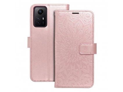 664910 10 pouzdro forcell mezzo book xiaomi redmi note 12s mandala zlato ruzove