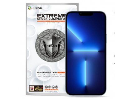 660797 tvrzene sklo x one extreme shock eliminator 4th gen matne apple iphone 13 13 pro 14