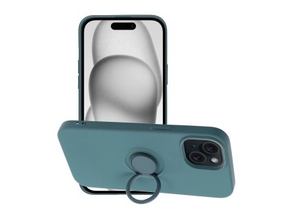 FuteradoiPhone15SiliconeRingzielony1