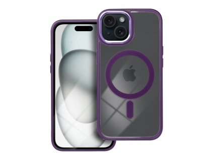 668818 6 pouzdro color edge mag cover magsafe apple iphone 15 fialove