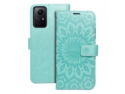 664907 10 pouzdro forcell mezzo book xiaomi redmi note 12s mandala zelene