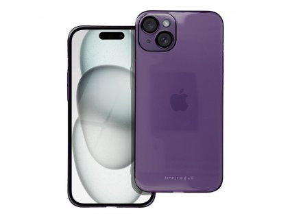 673176 4 pouzdro roar pure simple fit case apple iphone 15 plus fialove