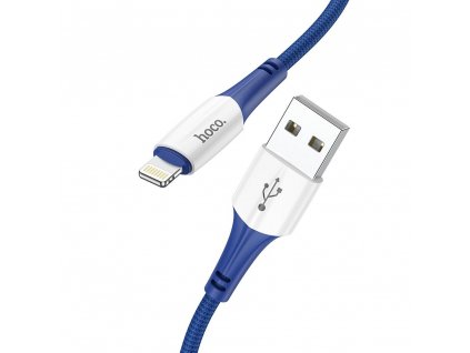 658149 hoco usb kabel pro iphone lightning 8 pin 2 4a ferry x70 modry