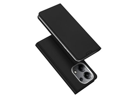 690750 2 dux ducis skin pro flipove pouzdro xiaomi redmi note 13 4g cerne