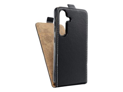 673644 11 forcell pouzdro slim flip flexi fresh samsung galaxy s24 cerne