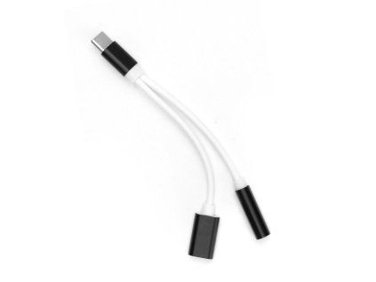 AdapterAUX2w1TypCmskidoTypCeski-Jack35mmeskiczarny1
