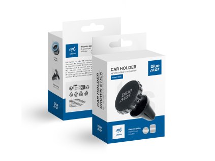 UchwytnatelefondosamochodumagnetycznyBlueStarCrownMagneticdokratkiczarny1