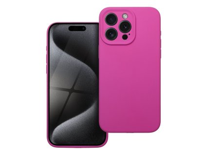 FuteradoiPhone15PROMAXSilicone2mmrowy1