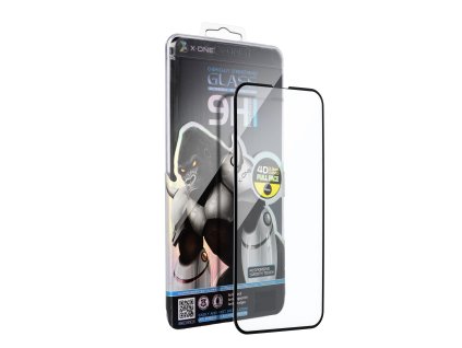 739545 tvrzene sklo x one full cover extra strong crystal clear pro samsung galaxy s24 fe full glue cerne