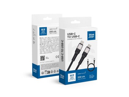 KabelUSBCdoUSBCBlueStar3A60WPDQC40zoplotem2mTFK-DC-004czarny1