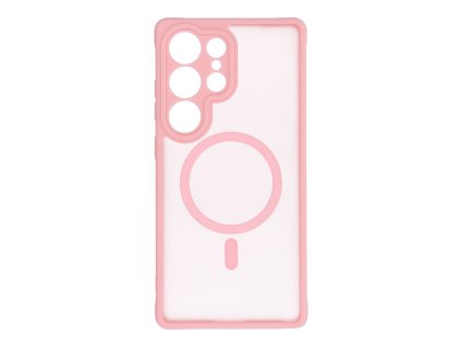 756039 pouzdro full matte mag cover magsafe samsung galaxy s24 fe svetle ruzove