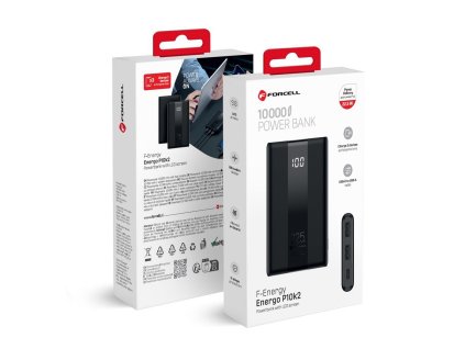 PowerbankForcellF-EnergyEnergoP10K2QC30PD3A225W10000mAhczarny0INT1
