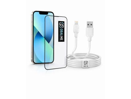 Modern smartphone and accessories set