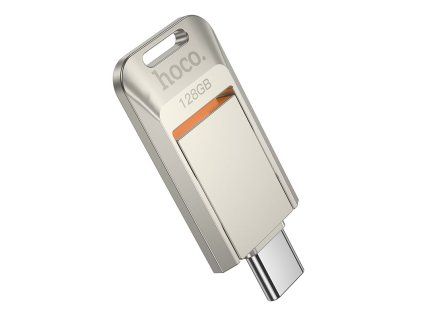 Pendrive128GBUSB30USBCHocoUD17nikiel1