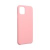 132803 2 pouzdro forcell soft touch silicone apple iphone 11 max 6 5 praskova ruzova vyrez na logo