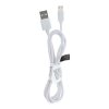 593939 kabel usb micro c366 1 metr bily koncovka 8mm