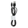 593942 kabel usb micro c366 1 metr cerny koncovka 8mm