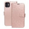 650325 10 pouzdro forcell mezzo book apple iphone 11 mandala zlato ruzove