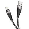 633276 hoco kabel usb pro iphone lightning 8 pin 2 4a blessing x57 1 metr cerny