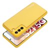 681411 pouzdro forcell leather case samsung galaxy a35 5g zlute