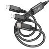 Kabel3w1USBAdoLightning-MicroUSB-USBCHoco2A1mX76czarny1
