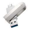 Pendrive128GBUSB30USBAUSBCHocoUD10srebrny2