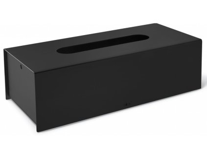 Zásobník na papírové kapesníčky PURO, černý - ZACK  PURO box na papírové kapesníky, černý - ZACK