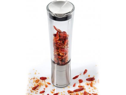 Mlýnek na chilli papričky DIAVOLO nerez/akryl 21 cm - Zassenhaus  DIAVOLO mlýnek na chilli 21 cm nerez/akryl - Zassenhaus