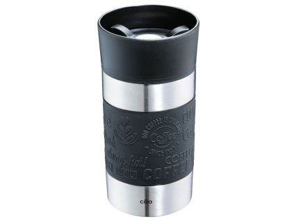 Termohrnek VIAGGIO 0,3l, černý - Cilio  VIAGGIO termopohár 300 ml, černý - Cilio