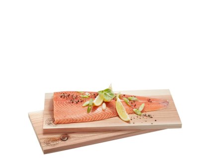 Grilovací desky z cedrového dřeva BBQ XXL, 2 kusy - GEFU  Prkénko z cedrového dřeva BBQ  XXL, 2 ks - GEFU