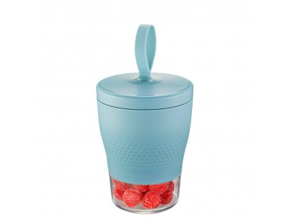Svačinový box FOODIE, 570 ml a 185 ml, azurově modrý - GEFU  Box na svačinu FOODIE azurově modrá - GEFU