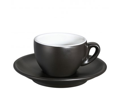 Porcelánový šálek na espresso ROMA černý 50 ml - Cilio  Espresso šálek, černý 50 ml - Cilio