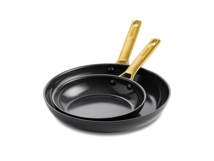 vyr 35748Sada dvou panvi PADOVA 20 28 cm cerna GreenPan