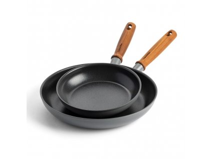 vyr 35824Sada dvou panvi MAYFLOWER PRO 20 28 cm uhlove seda GreenPan