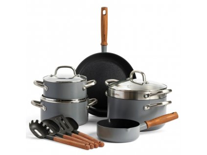 vyr 35831Sada nadobi MAYFLOWER PRO 13 ks uhlove seda GreenPan