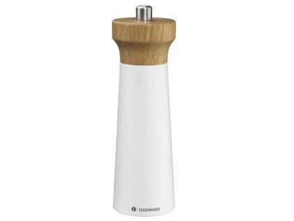 Mlýnek na pepř WESTERLAND 18 cm, bílý Zassenhaus