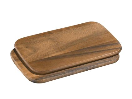 Snídaňová prkénka hranatá akácie 2 ks 26 x 17cm - Zassenhaus  Set snídaňová prkénka 2 kusy akazie 26 x 17 cm - Zassenhaus