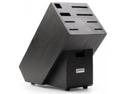 f 77Blok na noze cerny na 9ks jasanove drevo Wusthof Dreizack Solingen