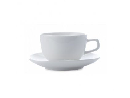 Šálek s podšálkem na kávu White Basics Bisou 220 ml Maxwell&Williams A